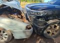 Acidente envolvendo motocicleta e dois carros deixa um morto na BR-153